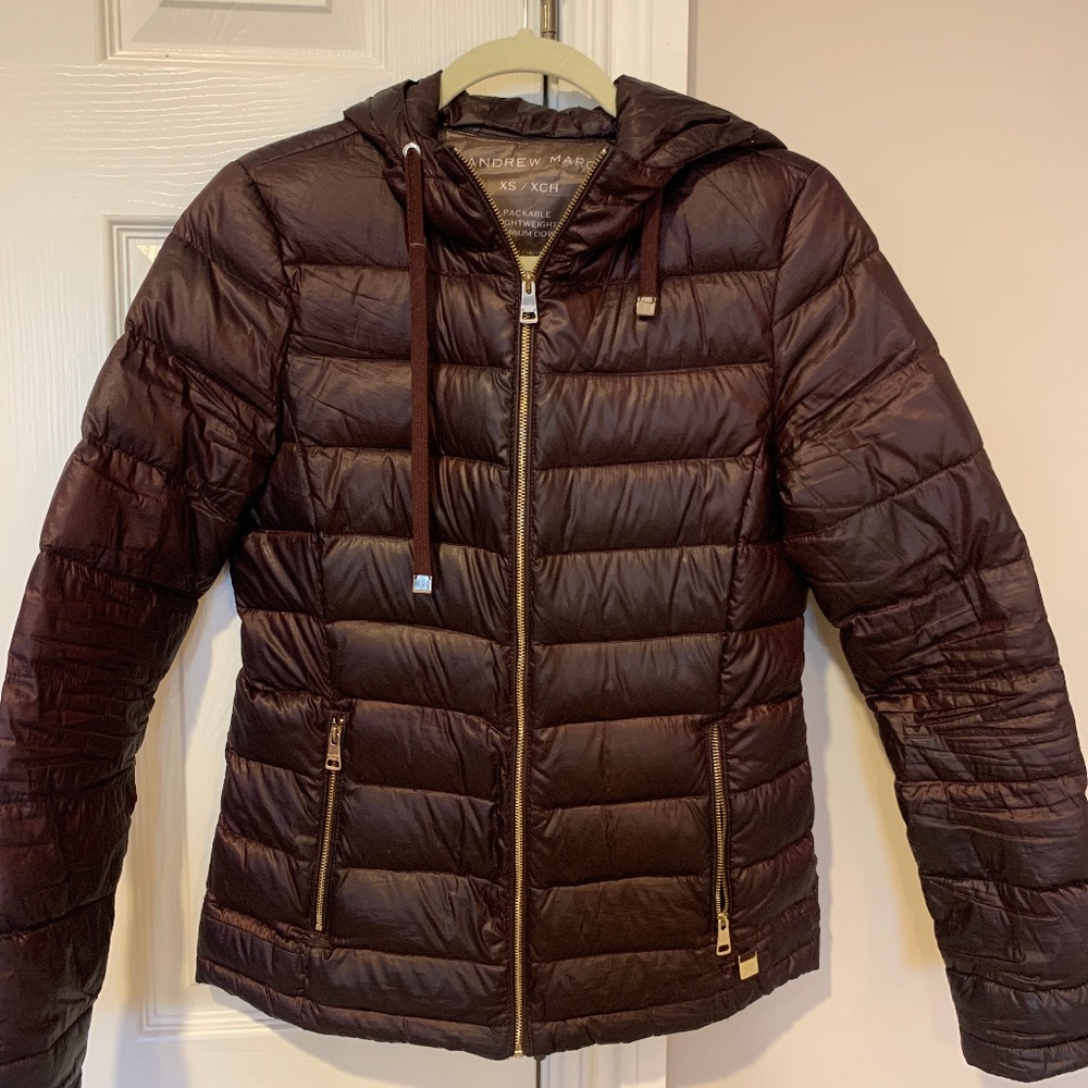 Andrew Marc Packable Down Jacket
